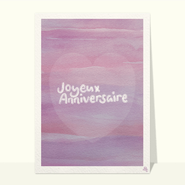Joyeux anniversaire pastel en douceur