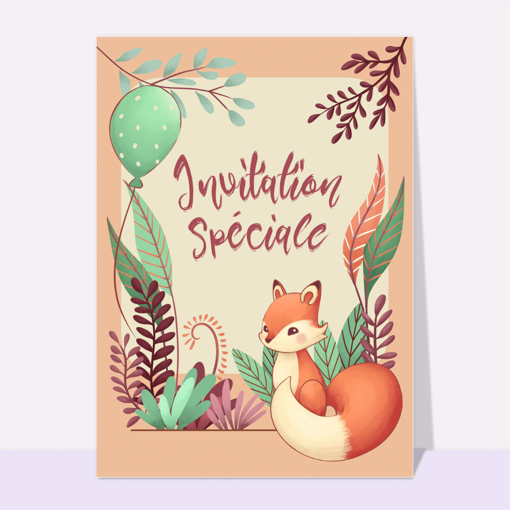 Invitation Anniversaire Enfant : 117 modèles personnalisables