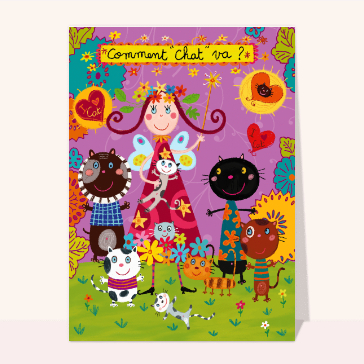 Des animaux joyeux pour un bonjour coloré