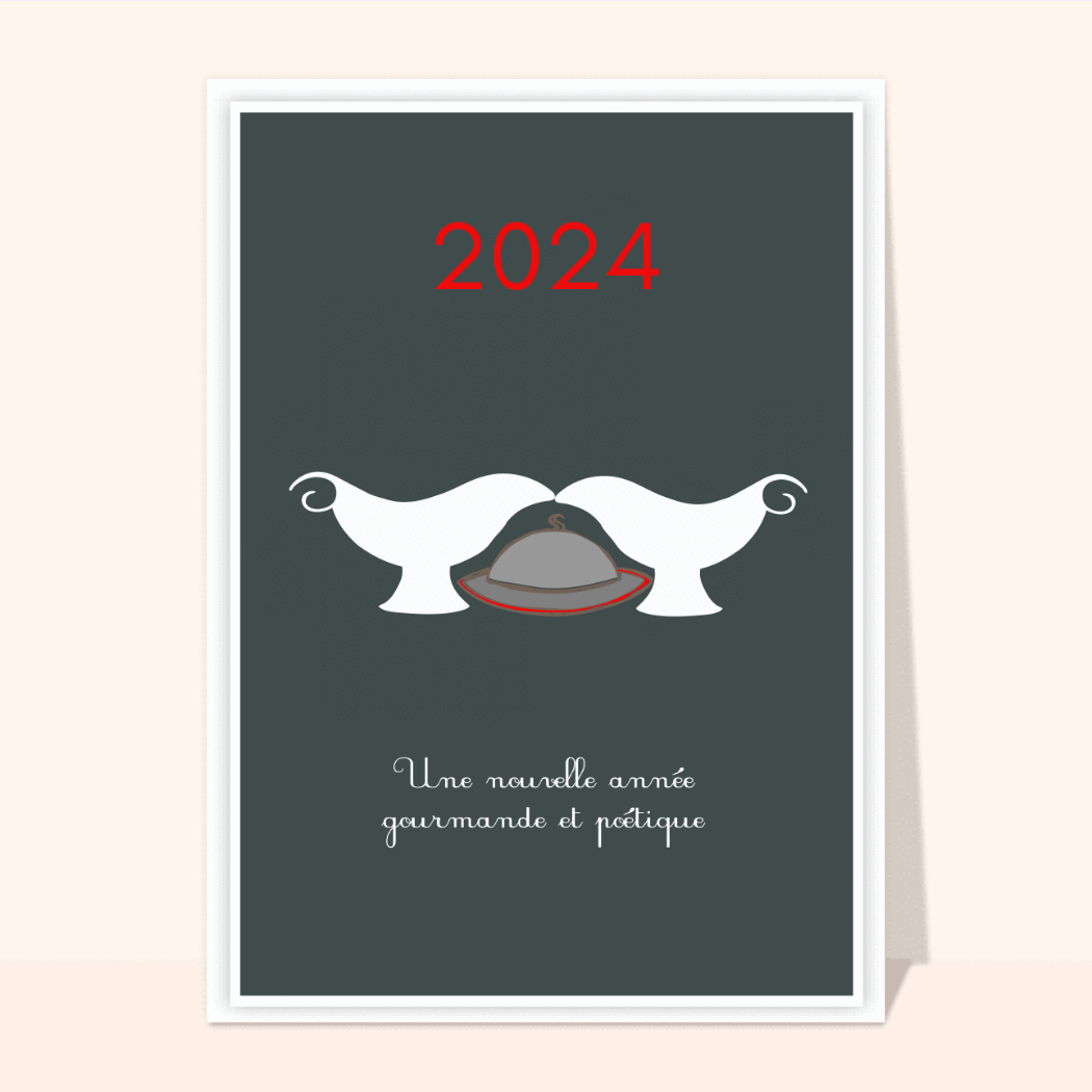 Carte de Voeux 2024 : 256 modèles personnalisables (satisfait ou réimprimé)