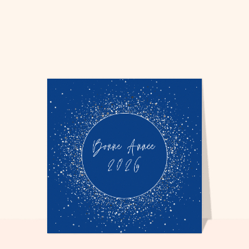 bonne année 2026 avec éclats d'étoiles