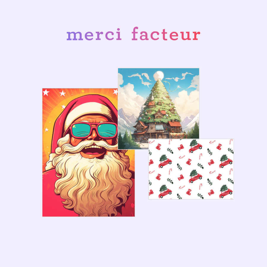 Envoi rapide de carte noël : De vraies cartes papier dès 0,99€ - Merci Facteur - 526 Cartes 