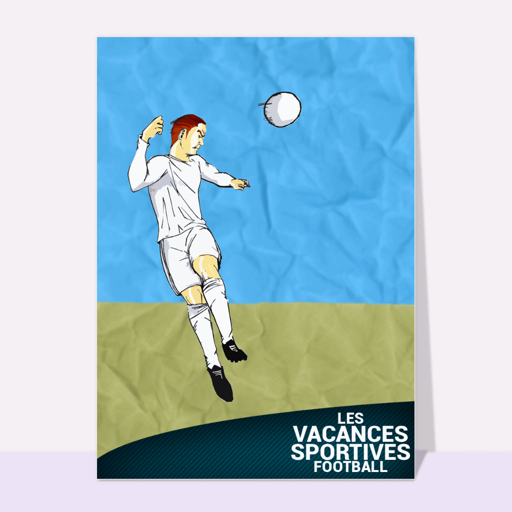 Carte Vacances Sportives Football : Envoyer Une Vraie Carte Vacances ...