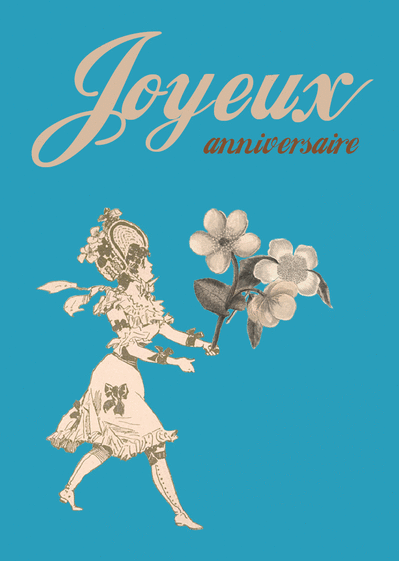 Carte Danseuse Pour Un Joyeux Anniversaire : Envoyer une 