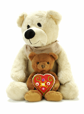 nounours saint valentin