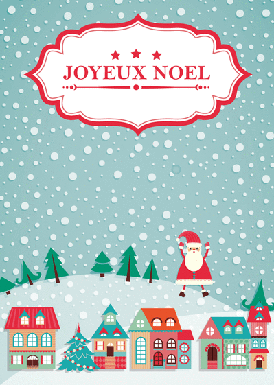 Carte De Noël Très Mignonne : Envoyer une Carte Noël ...