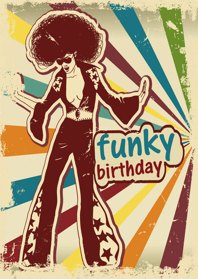 Carte Funky Birthday Envoyer Une Vraie Carte Anniversaire Humour Des 0 99 Merci Facteur