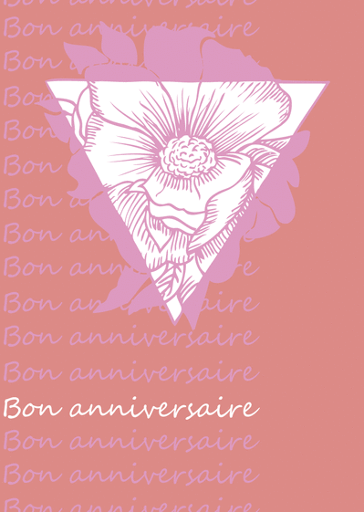 Carte Bon Anniversaire Et Jolie Gravure De Fleur Envoyer Une Carte Anniversaire 90 Ans Des 0 99 Merci Facteur
