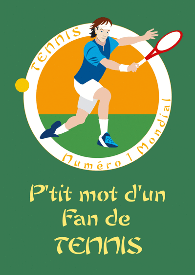 Carte Ptit Mot D Un Fan De Tennis Envoyer Une Vraie Carte De Sport Des 0 99 Merci Facteur