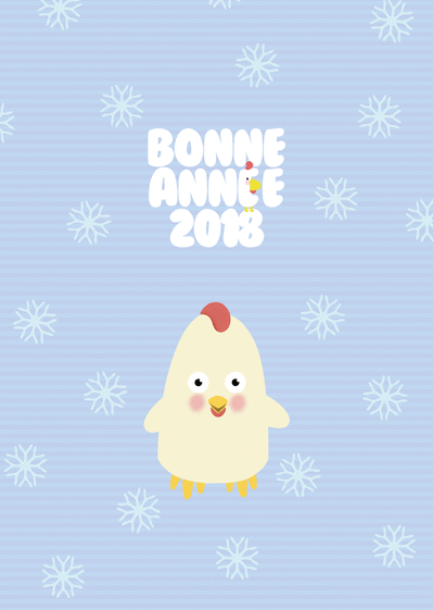 Carte Petit Coq De La Bonne Année 2019 : Envoyer une Carte 