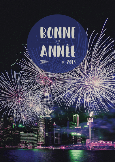 Carte Feu D'artifice De La Bonne Année 2019 : Envoyer une 