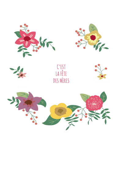 Cartes fête des mères avec des fleurs : Envoyer une Carte 