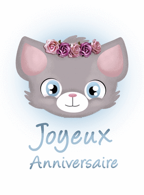 Cartes De Voeux Papeterie Chats Fleurs Carte D Anniversaire Noorsafetyconsultants Com