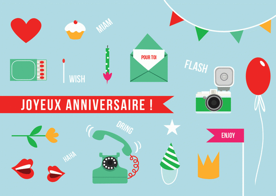 Carte Une Belle Journee D Anniversaire Envoyer Une Carte Anniversaire Des 0 99 Merci Facteur