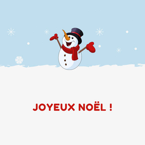 Carte Joyeux Noel Enneige Et Enthousiaste Envoyer Une Vraie Carte De Noel Enfant Des 0 99 Merci Facteur